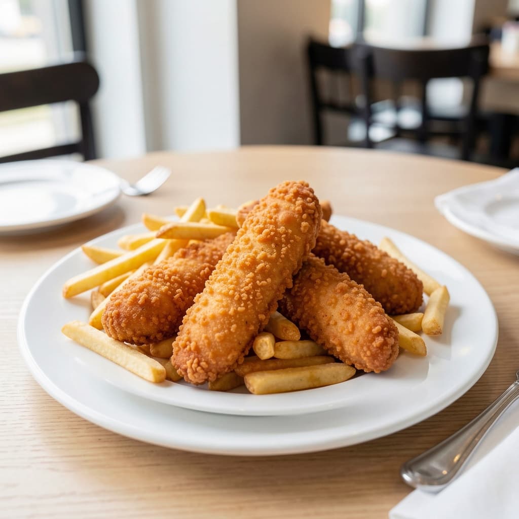 Kids Chicken Fingers with French Fries