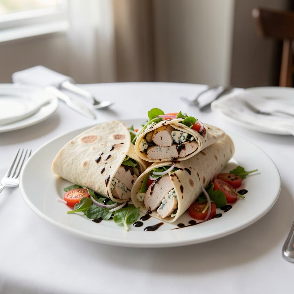 Gorgonzola with Chicken Wrap