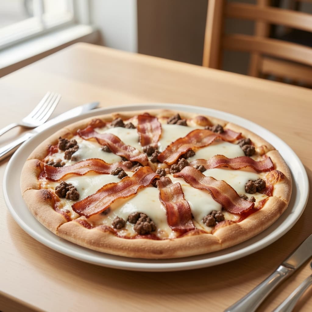 Bacon Cheeseburger Pizza