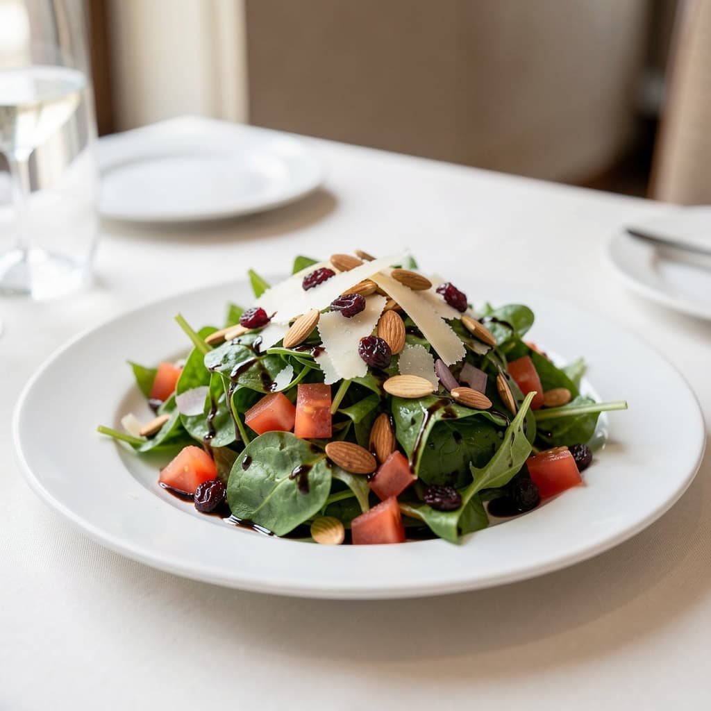 Mesclun and Shaved Parmesan Salad