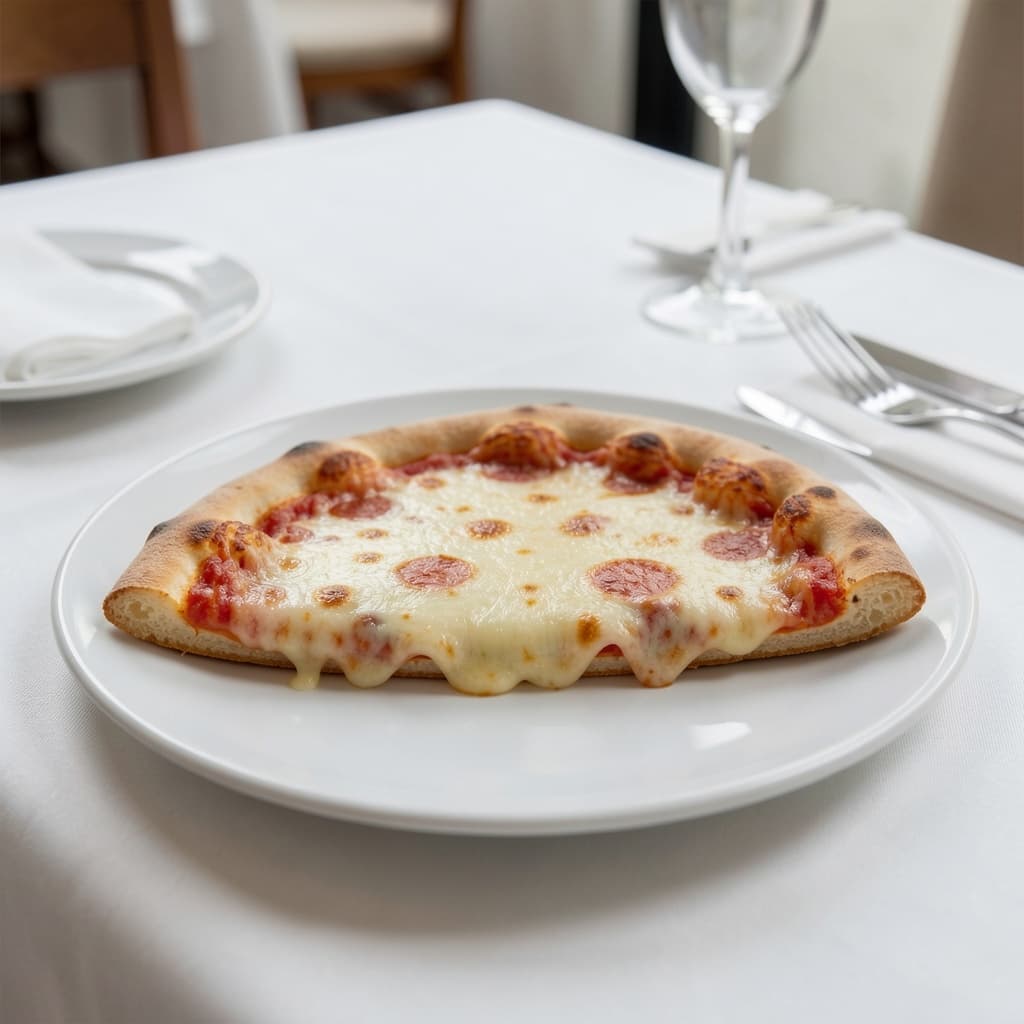 Plain Cheese Pizza Slice