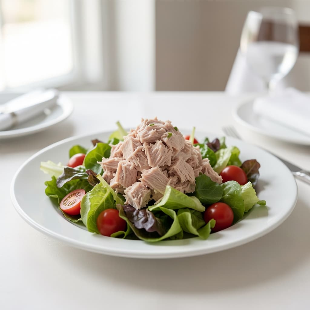 Tuna Salad over House Salad