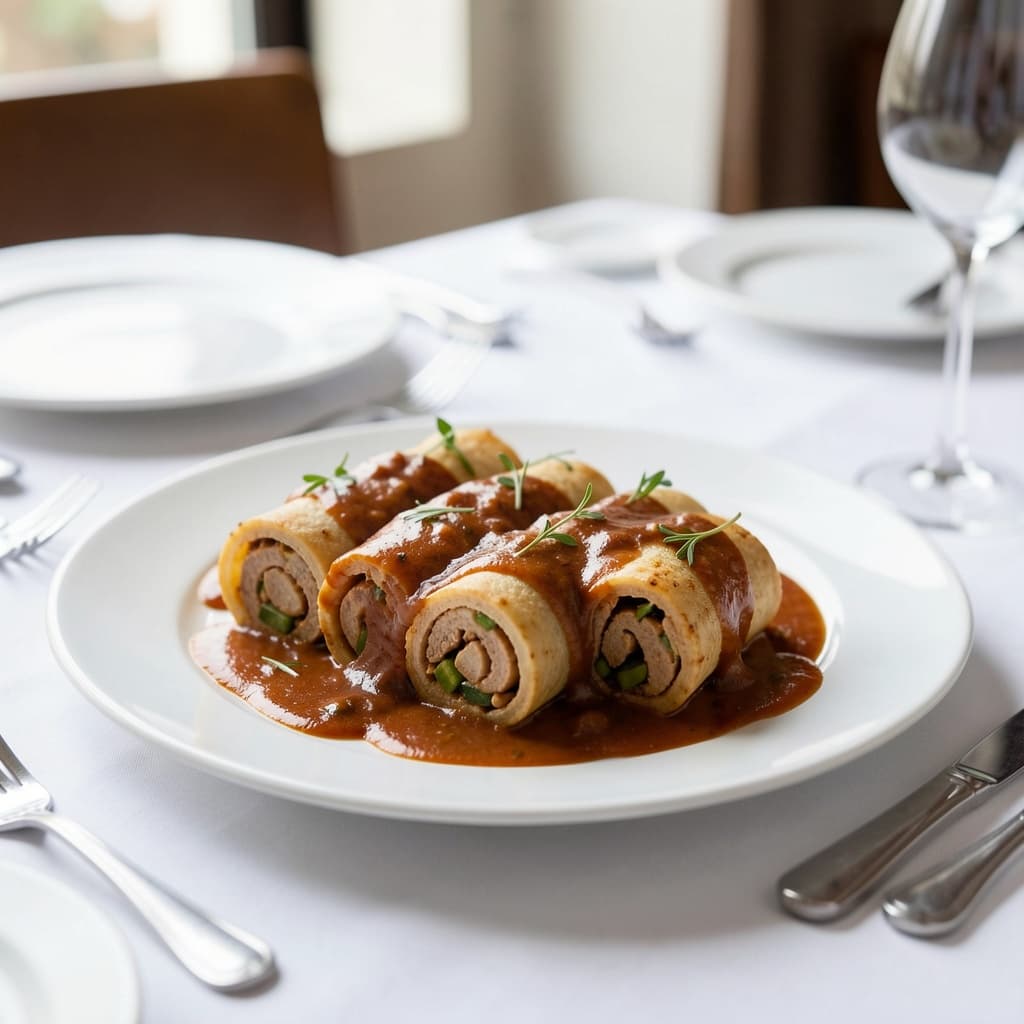 Chicken Marsala Roll
