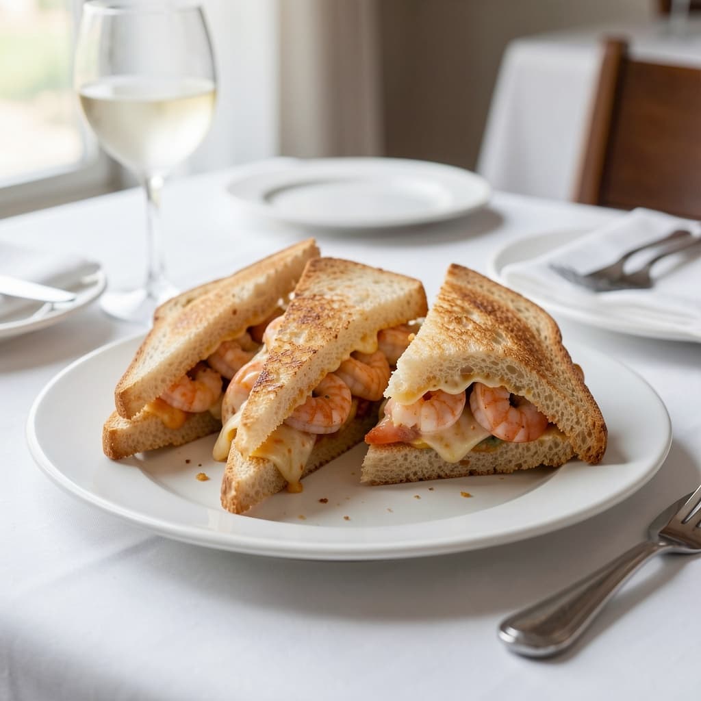 Shrimp Parmigiana Wedge Sandwich