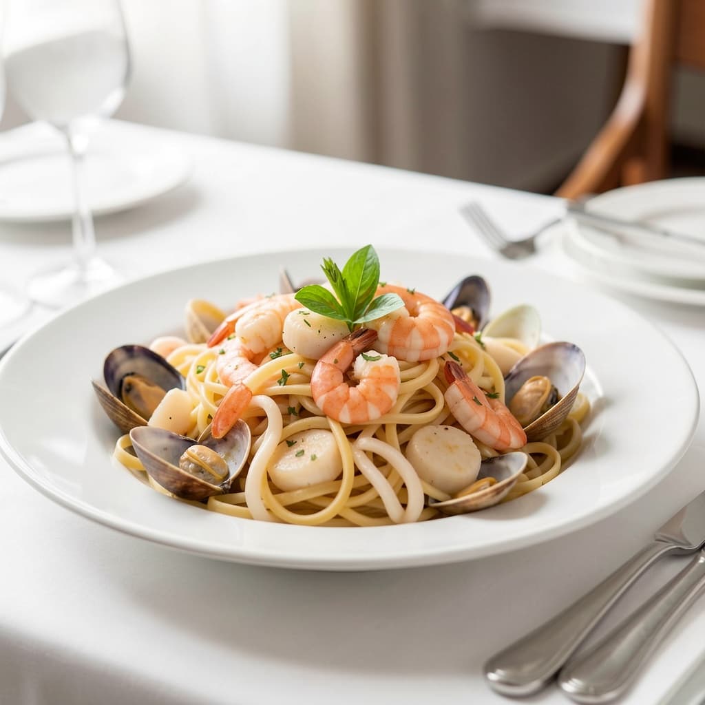 Seafood Linguine Pasta