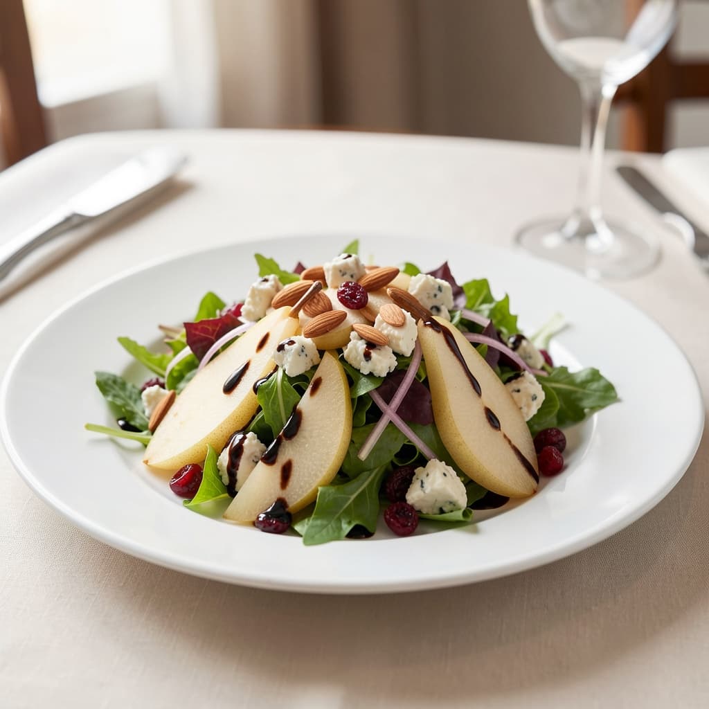 Pear and Gorgonzola Salad