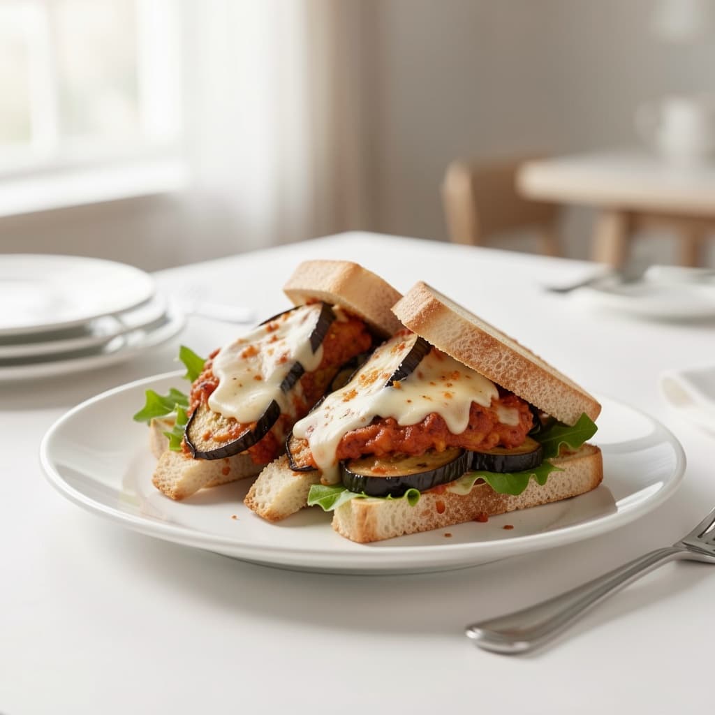 Eggplant Parm Wedge Sandwich