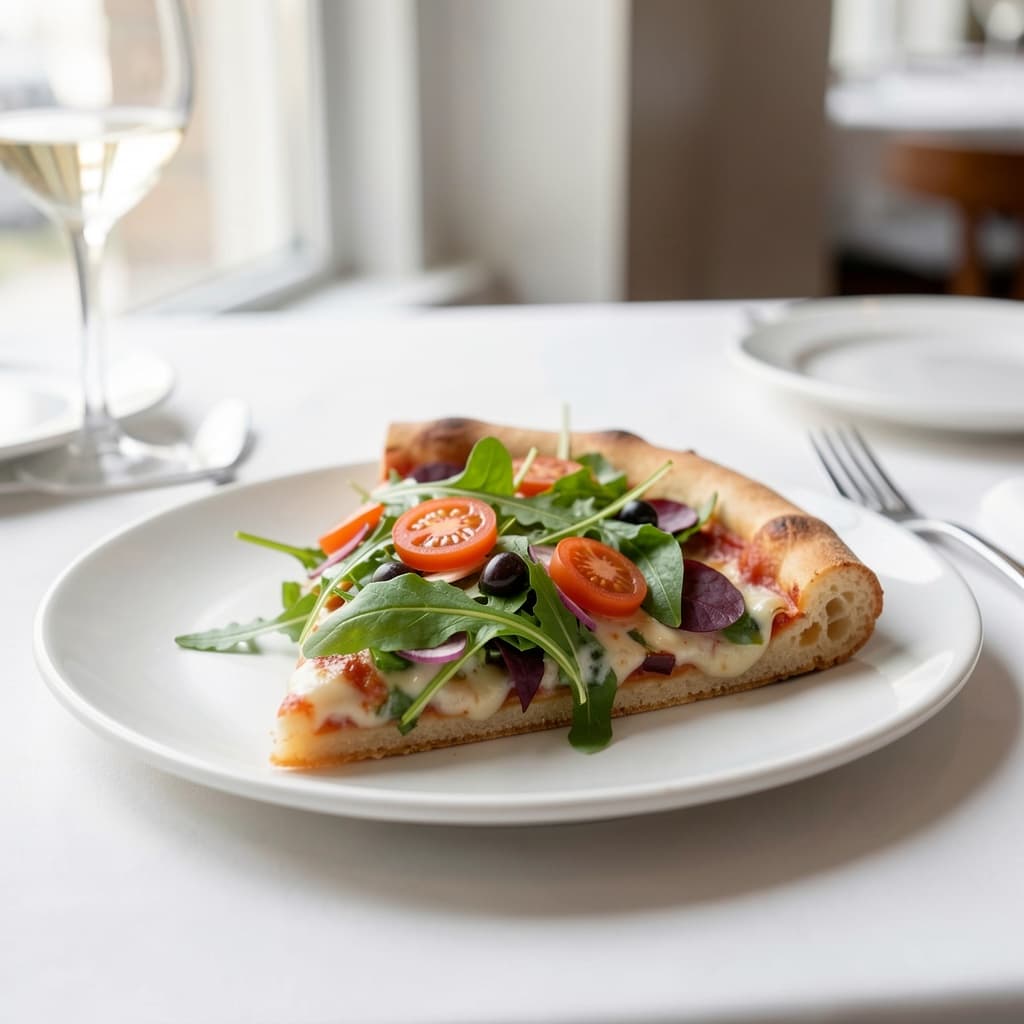 Salad Pizza Slice
