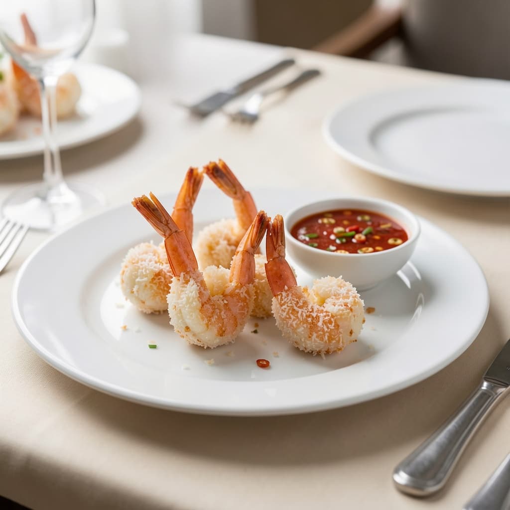 Coconut Encrusted Butterfly Shrimp
