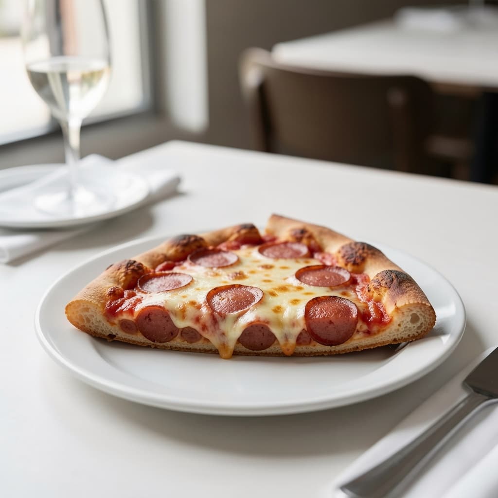 Sausage Pizza Slice