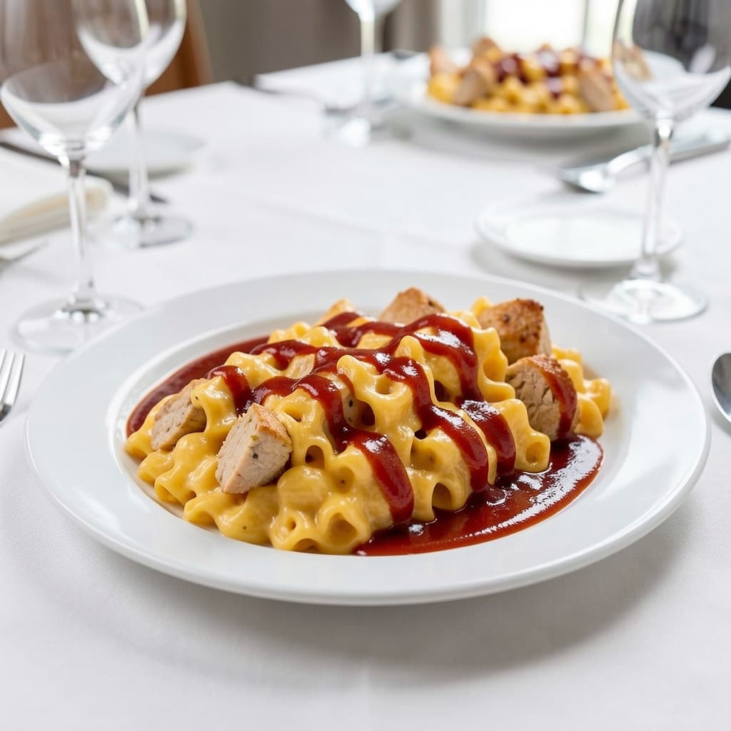 Chicken Mac and Cheese Platter