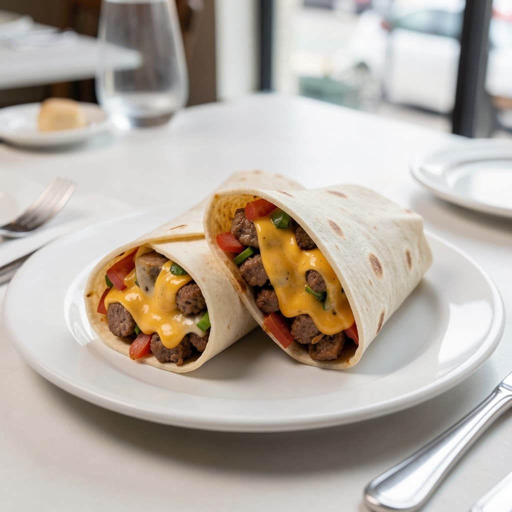 Philly Cheesesteak Wrap